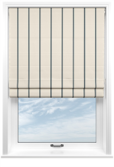 The British Stripe Co. Victoria, Polzeath No.1 - Twist&Fit Roman Blind